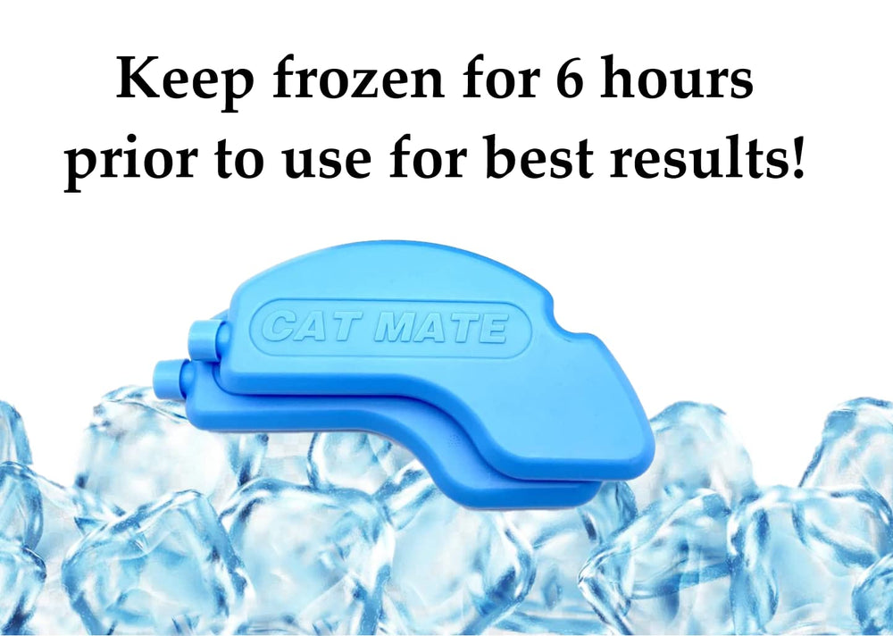 Cat Mate ice pack closeup shows easy-to-use design