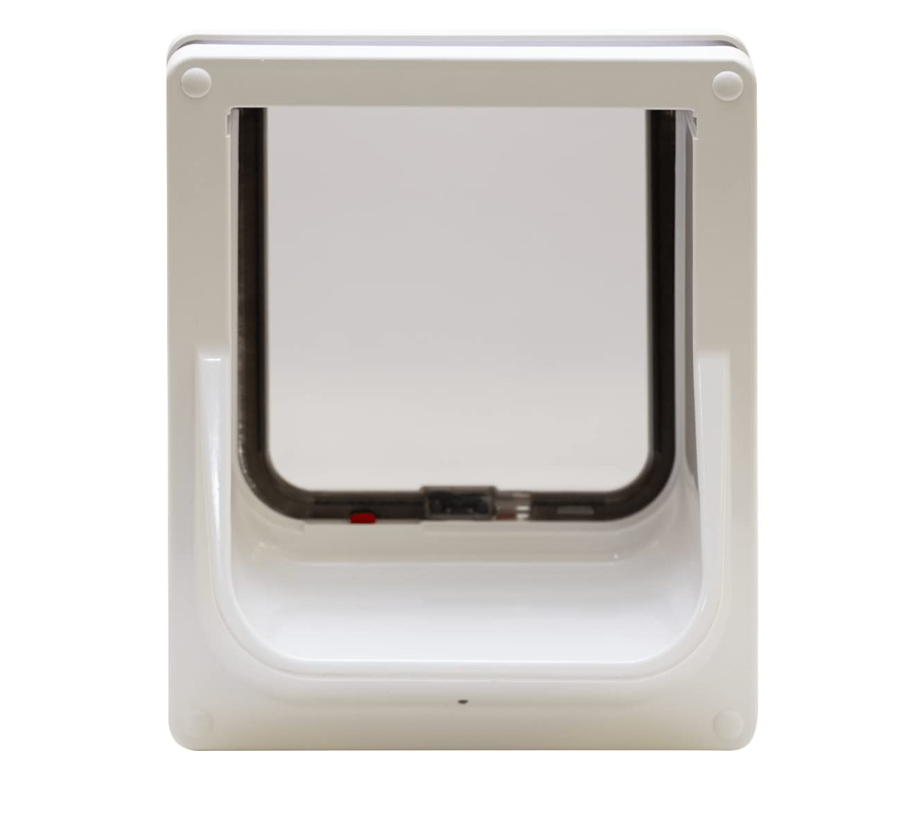 Cat Mate installation in a UPVC door highlights compatibility with frames.