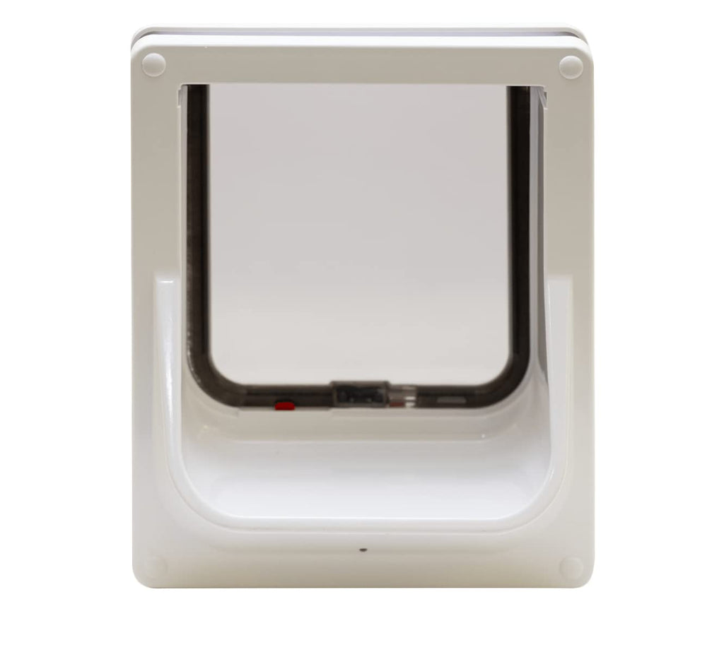 Cat Mate installation in a UPVC door highlights compatibility with frames.