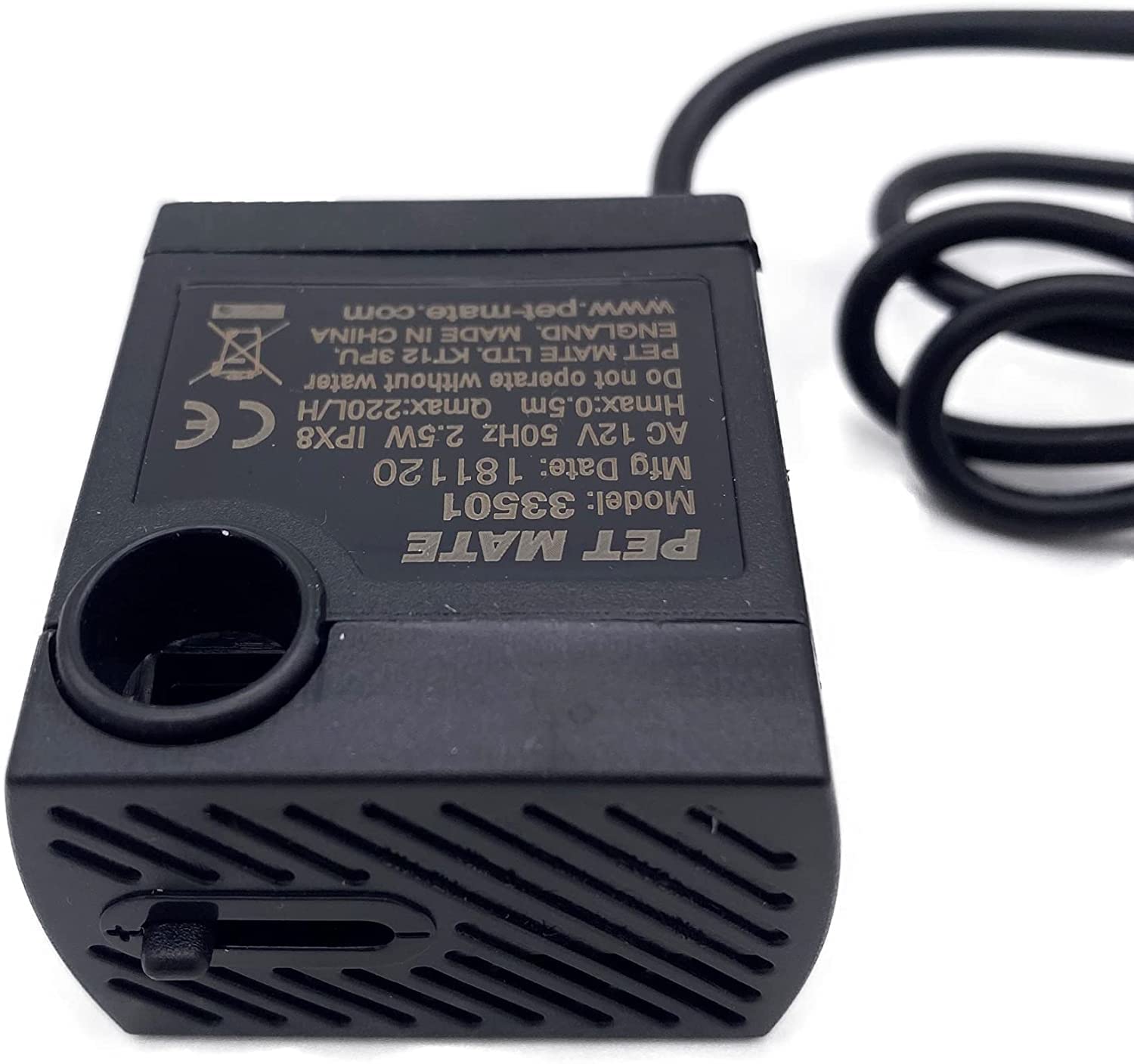 Cat Mate pump easy to clean for quick maintenance and hygienic pet water.