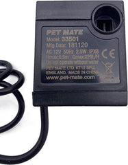 Cat Mate replacement pump for fountain demonstrates quiet operation and smooth water flow.
