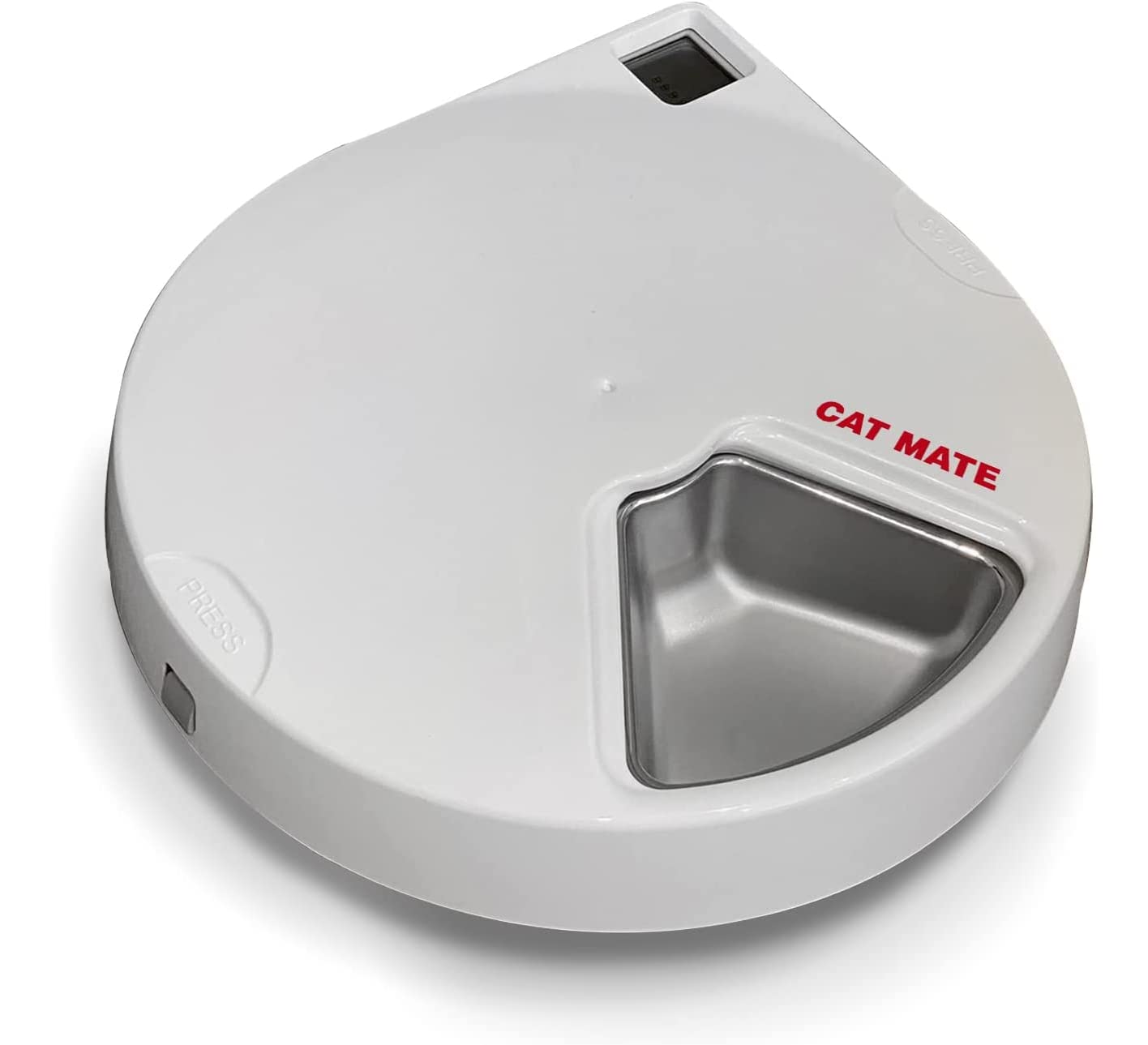 Cat Mate rounded edges reduce neck and gum irritation during meals.