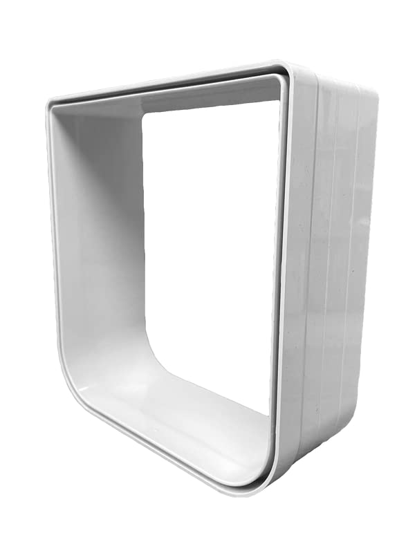 Cat Mate wall liner installed inside a wall opening for easy flap integration.