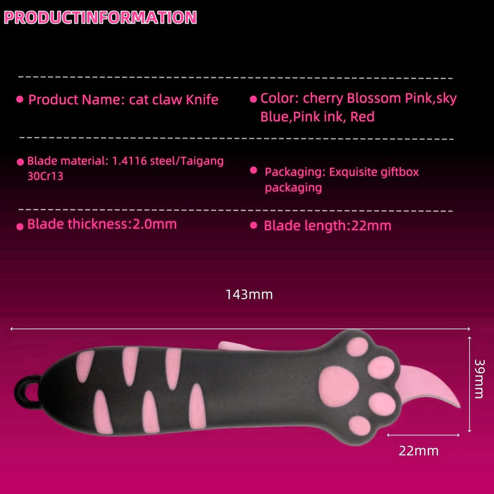 Cat Paw Box Cutter used on parcels and crafts with precision.