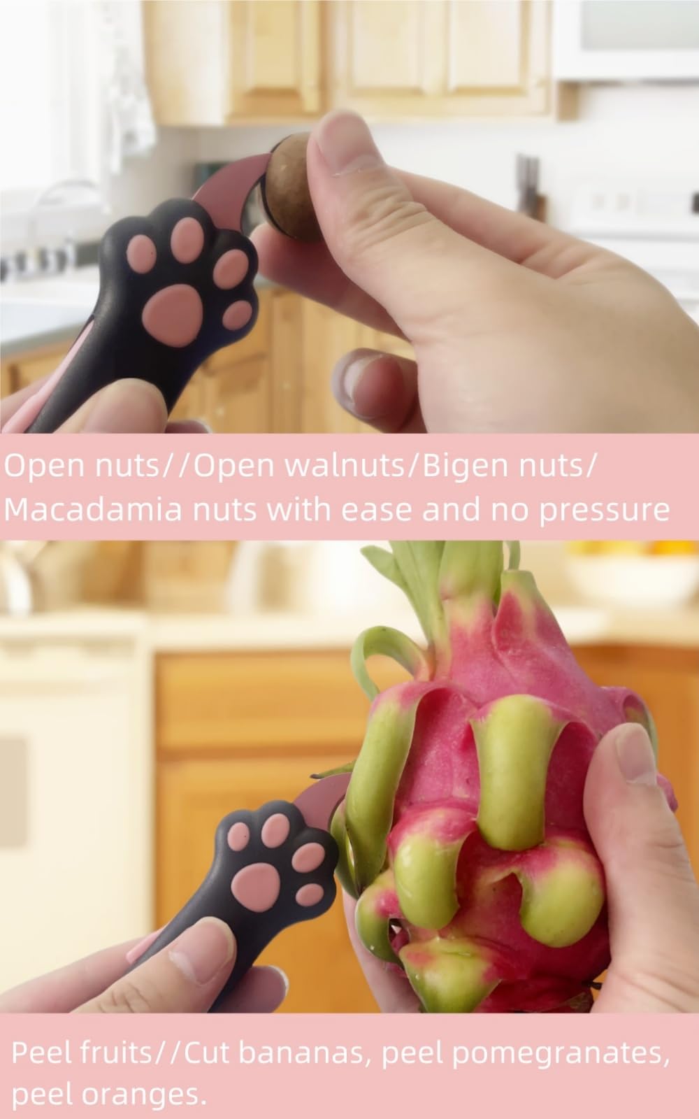 Cat Paw Box Cutter retracted position showing safe one-click design.