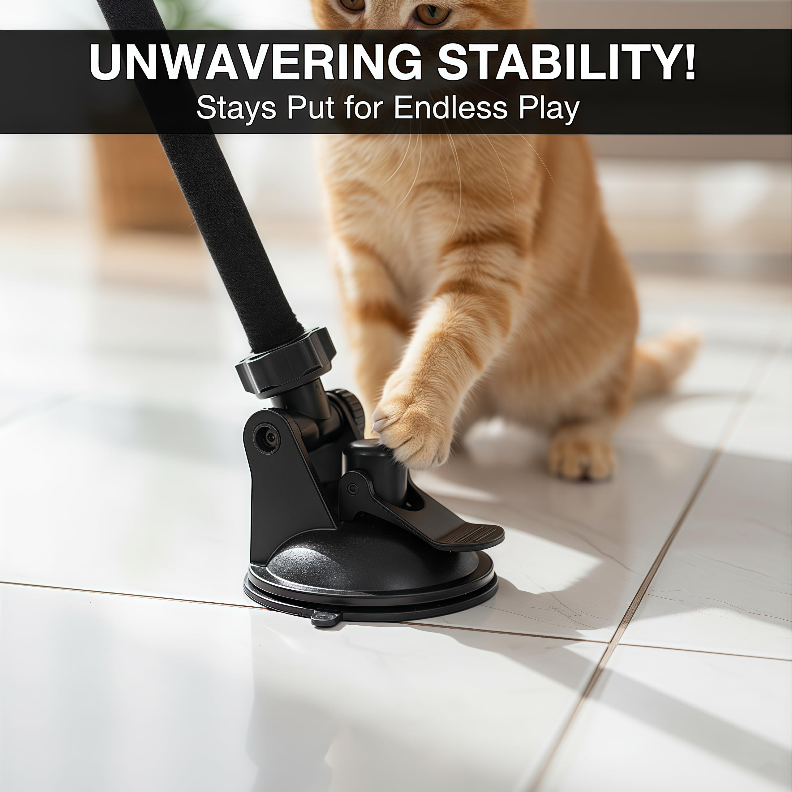Cat punching bag toy lightweight design fits apartments for indoor kitten exercise.
