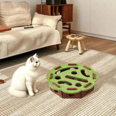 Cat Scratch Puzzle Box indoor enrichment encourages natural scratching for indoor cats.