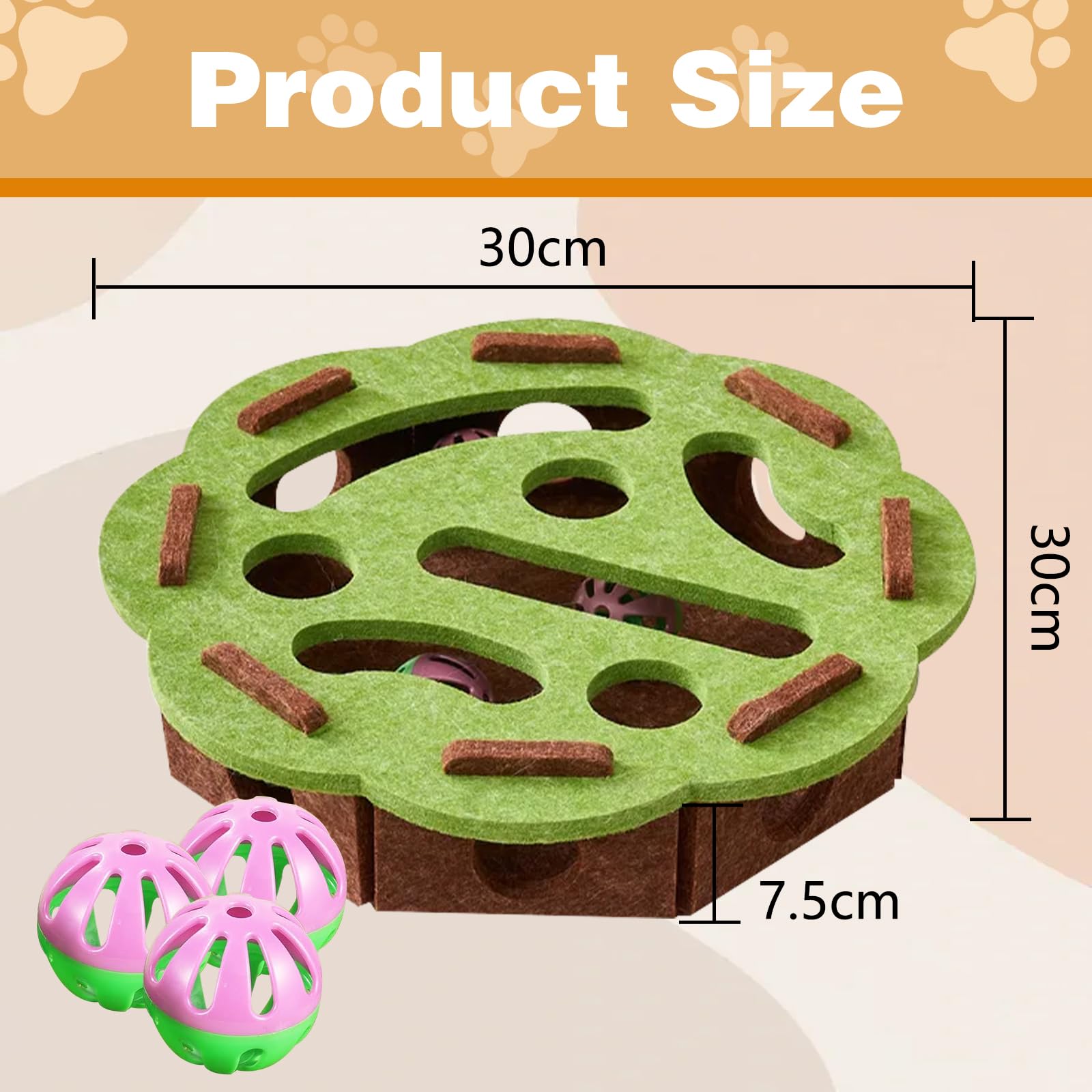 Cat Scratch Puzzle Enrichment Box indoor multi-cat design fits shared play in busy homes.