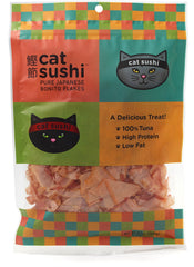 Cat Sushi bonito flakes ingredients listing shows pure bonito tuna and natural processing