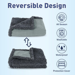 Catalonia blanket with plush sherpa backing ideal for cuddling