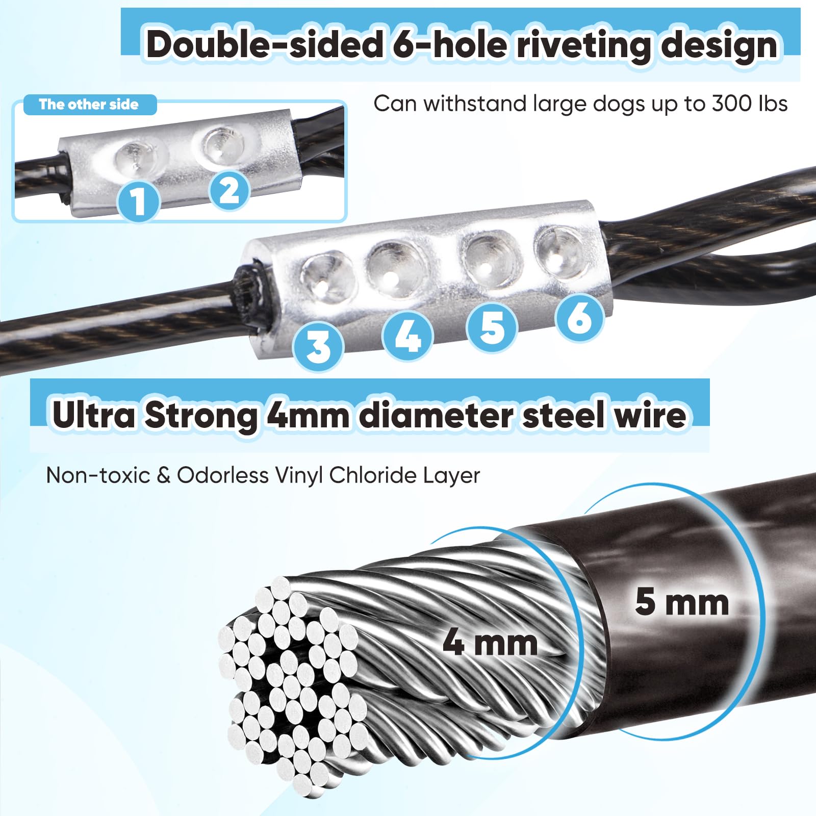 CatAve 360° swivel dog lead enables free roaming without tangles