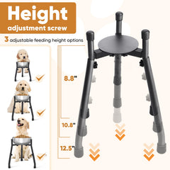 CatAve stable base with outward-angled legs reduces tipping