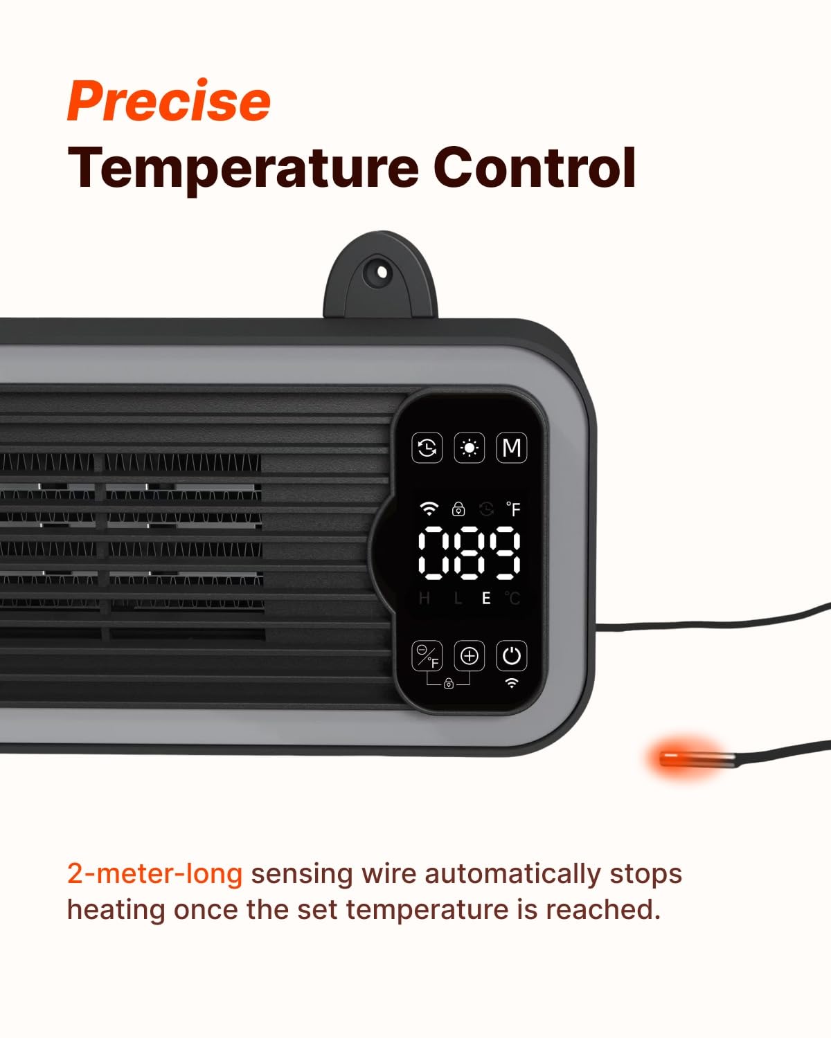 CATBOAT 1200W heater hair-resistant fan maintaining clear airflow for pets.