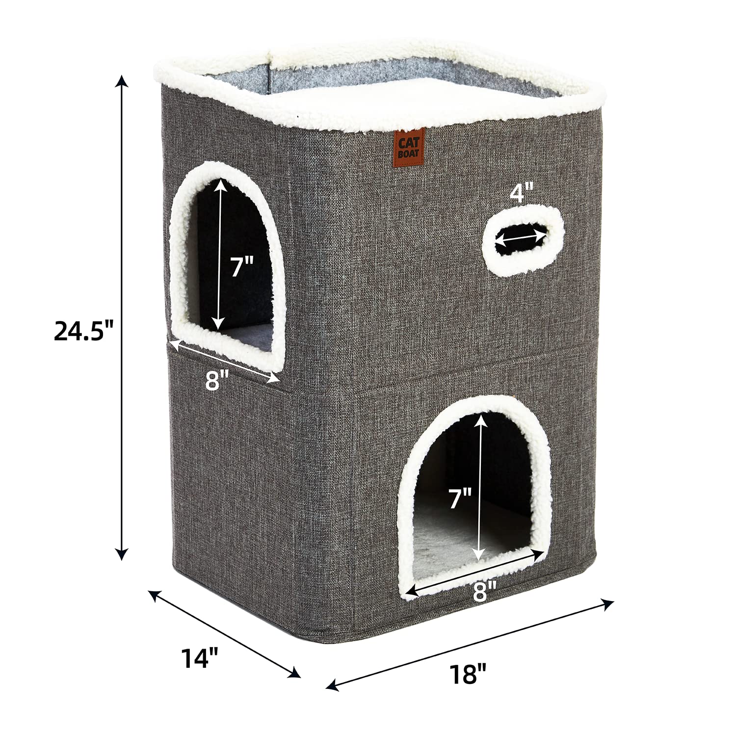 CATBOAT sturdy 12mm MDF construction with CARB certification for durability.