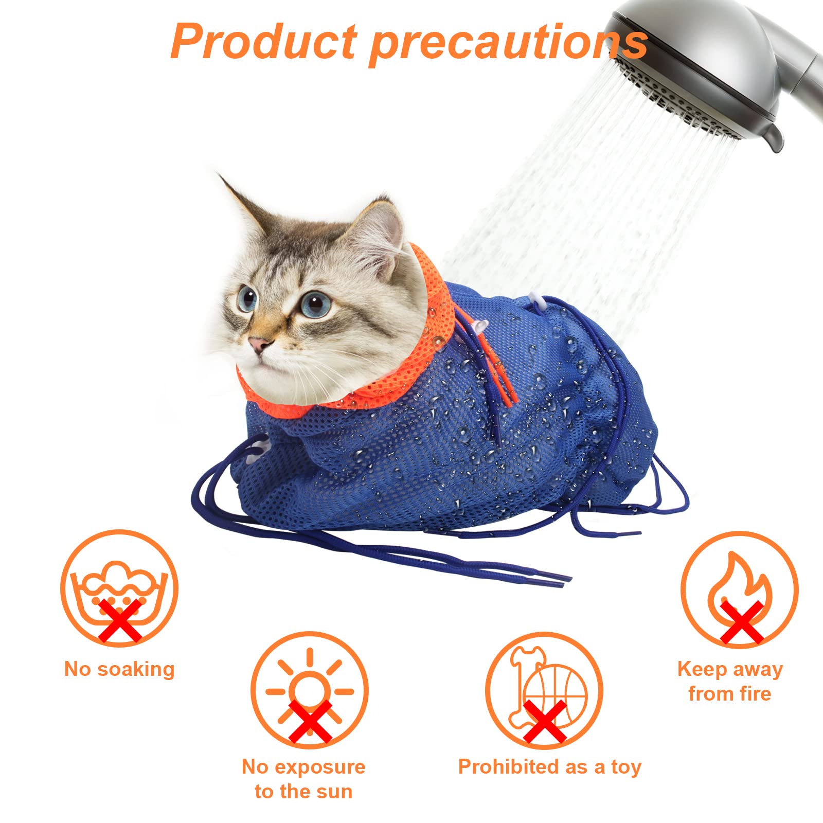 Catcan blue-orange bag color highlights versatility for home grooming