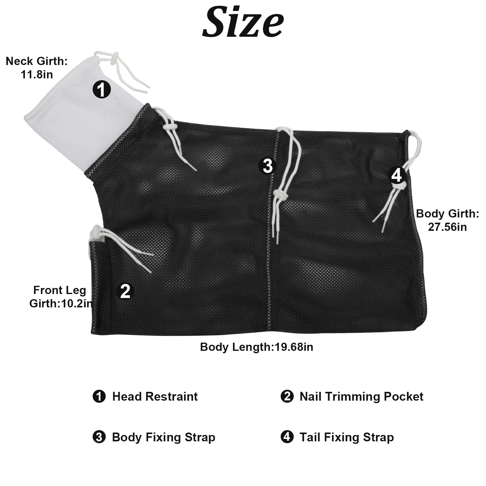 Catcan Cat Bathing Bag nail-trimming use keeps nails manageable during grooming.