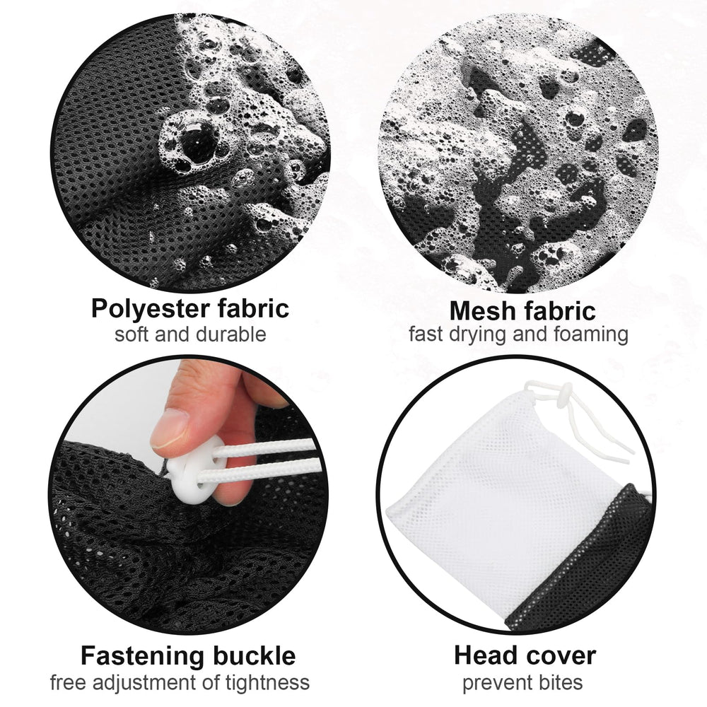 Catcan Cat Bathing Bag soft-polyester mesh provides gentle air flow and quick-dry.