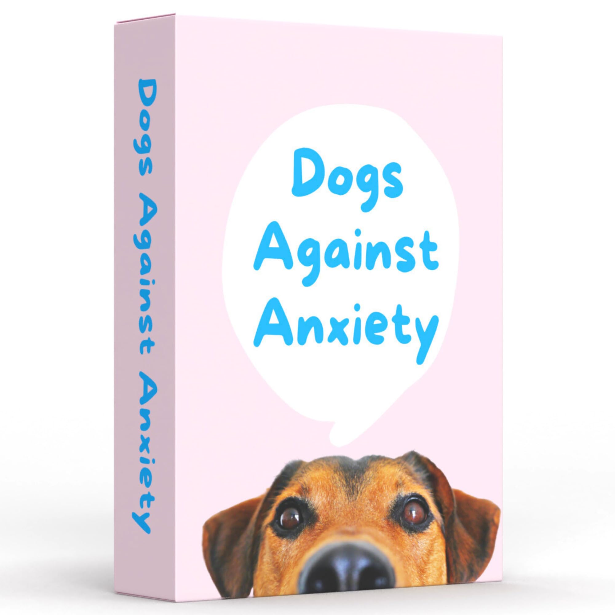 CatchYourDreams Dogs Against Anxiety Cards cover—compact self-care tool for on-the-go relief.