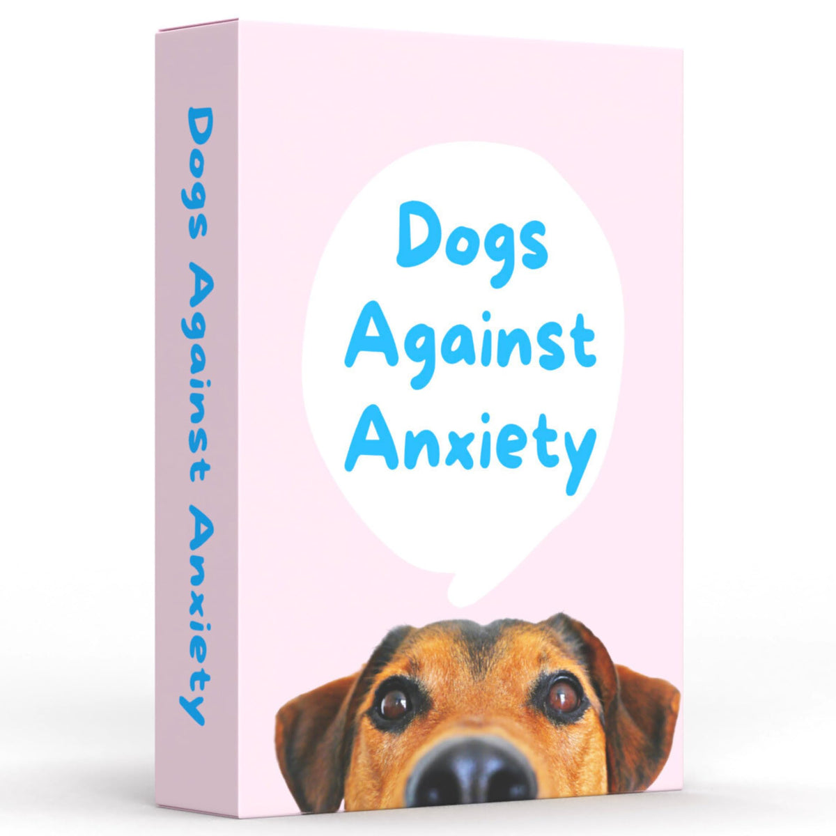 CatchYourDreams Dogs Against Anxiety Cards cover—compact self-care tool for on-the-go relief.
