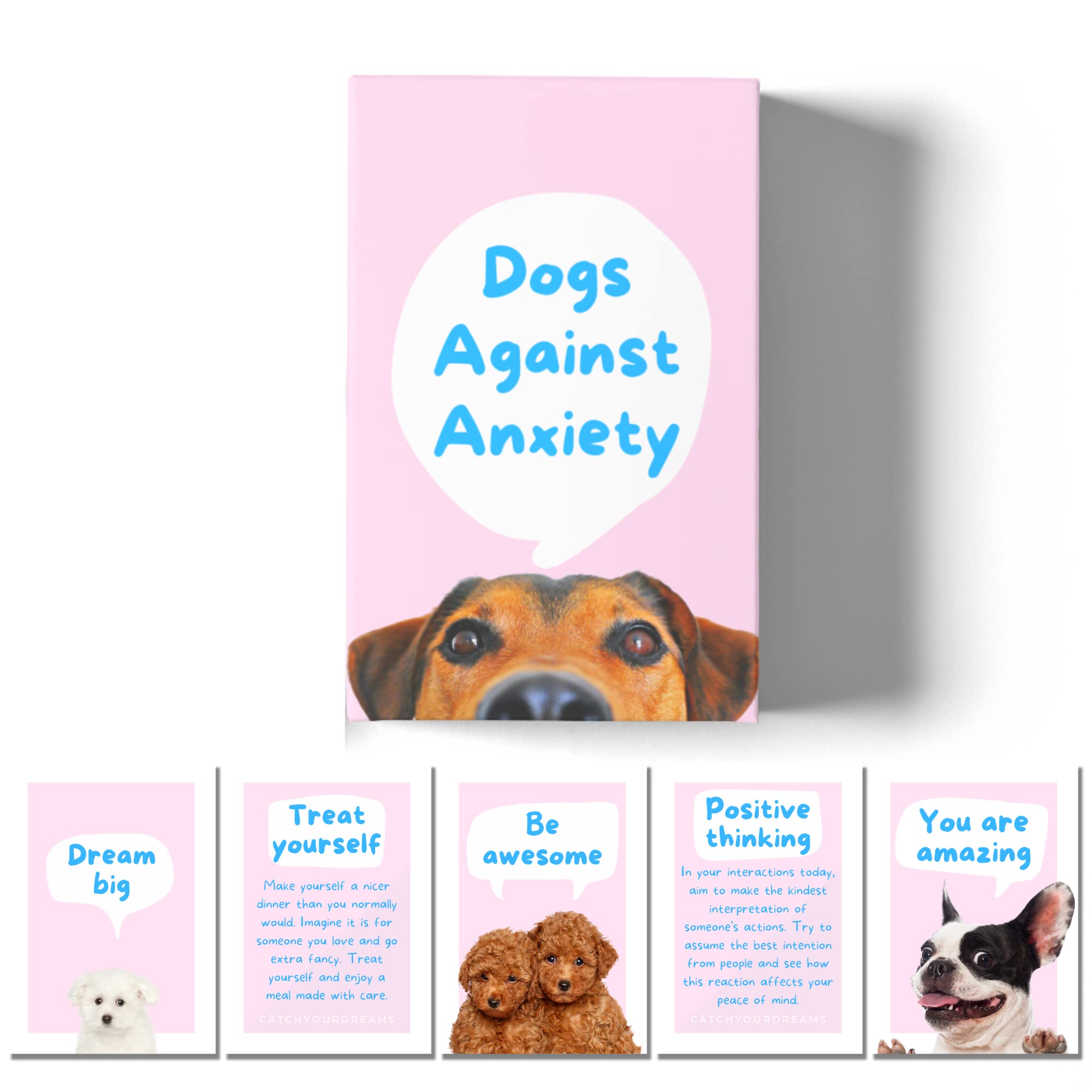 CatchYourDreams Dogs Against Anxiety Therapist Use—great resource for counselors and mental health support.