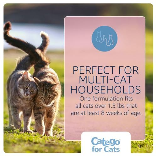Catego breaks the flea lifecycle to prevent immature fleas.