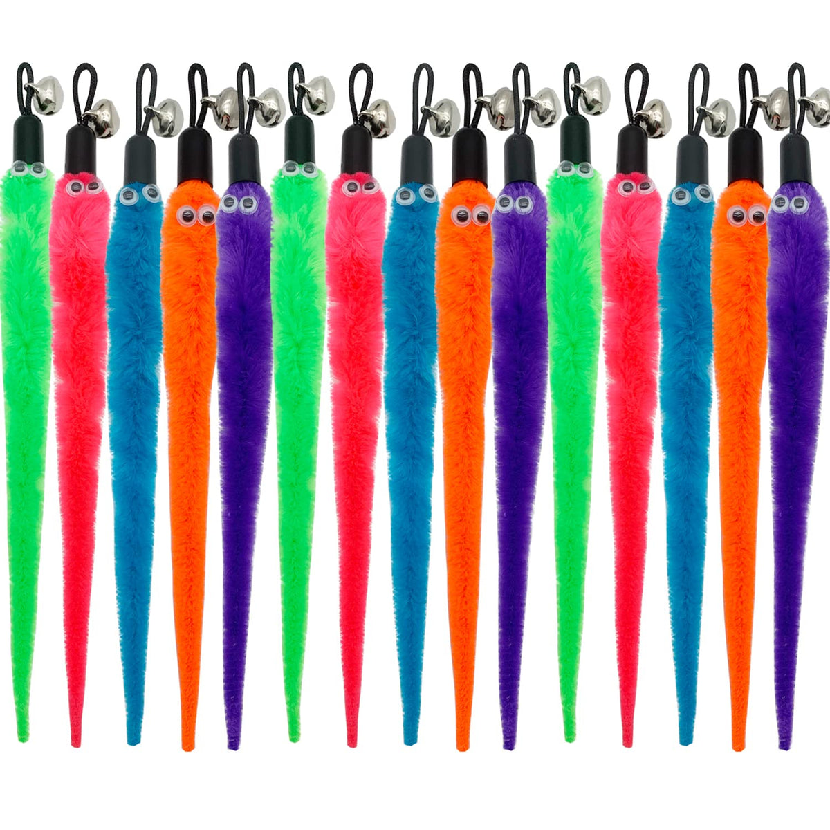 CATENESS cat worm toy refills package view for easy replacement and extended play