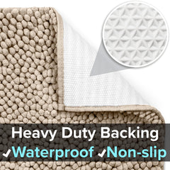 CatGuru Cat Litter Mat medium waterproof back highlights spill protection.