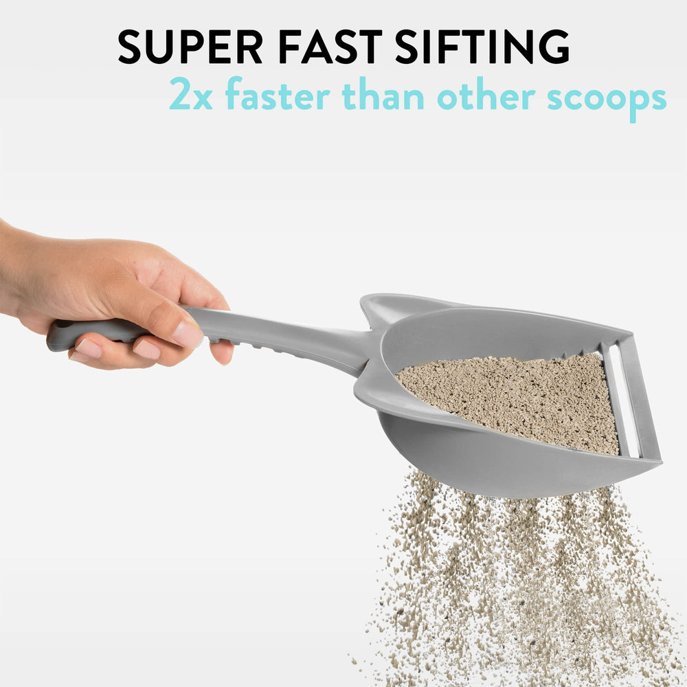 CatGuru litter scoop deep shovel captures waste efficiently