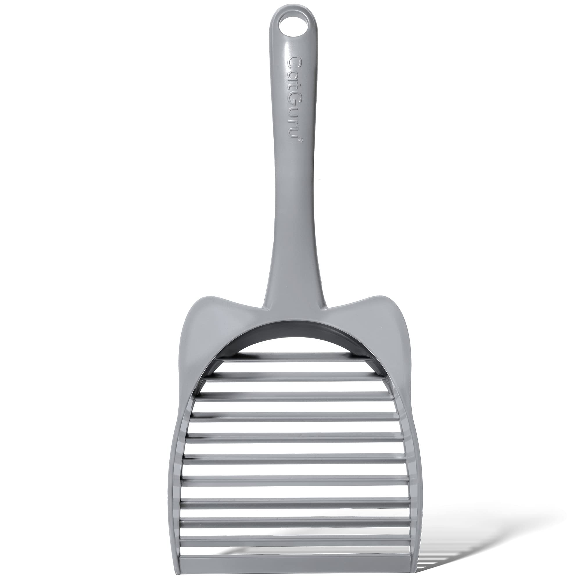 CatGuru litter scoop triangle bars delivering fast sifting for quick cleanup