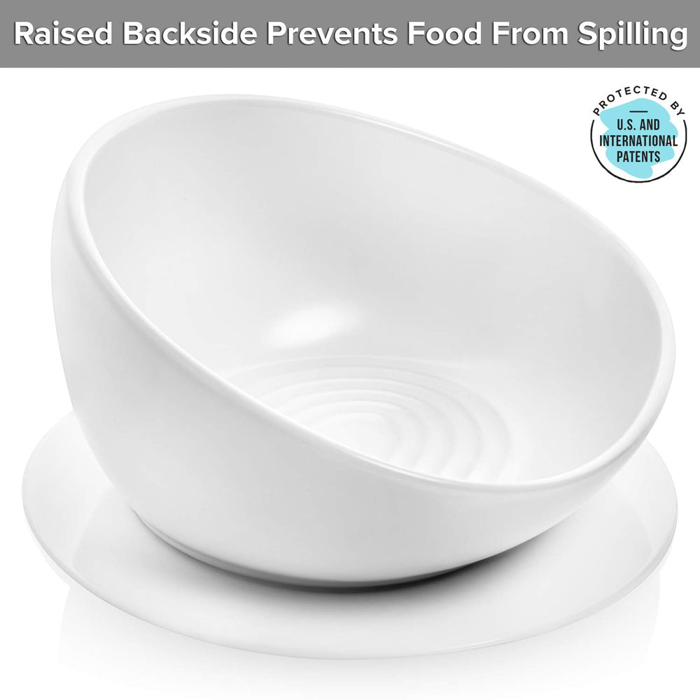 CatGuru no-spill bowl with silicone mat keeps feeding areas clean and mess-free.