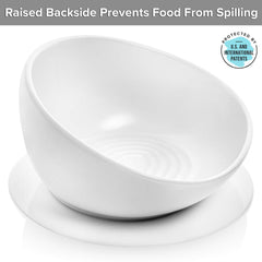 CatGuru no-spill bowl with silicone mat keeps feeding areas clean and mess-free.