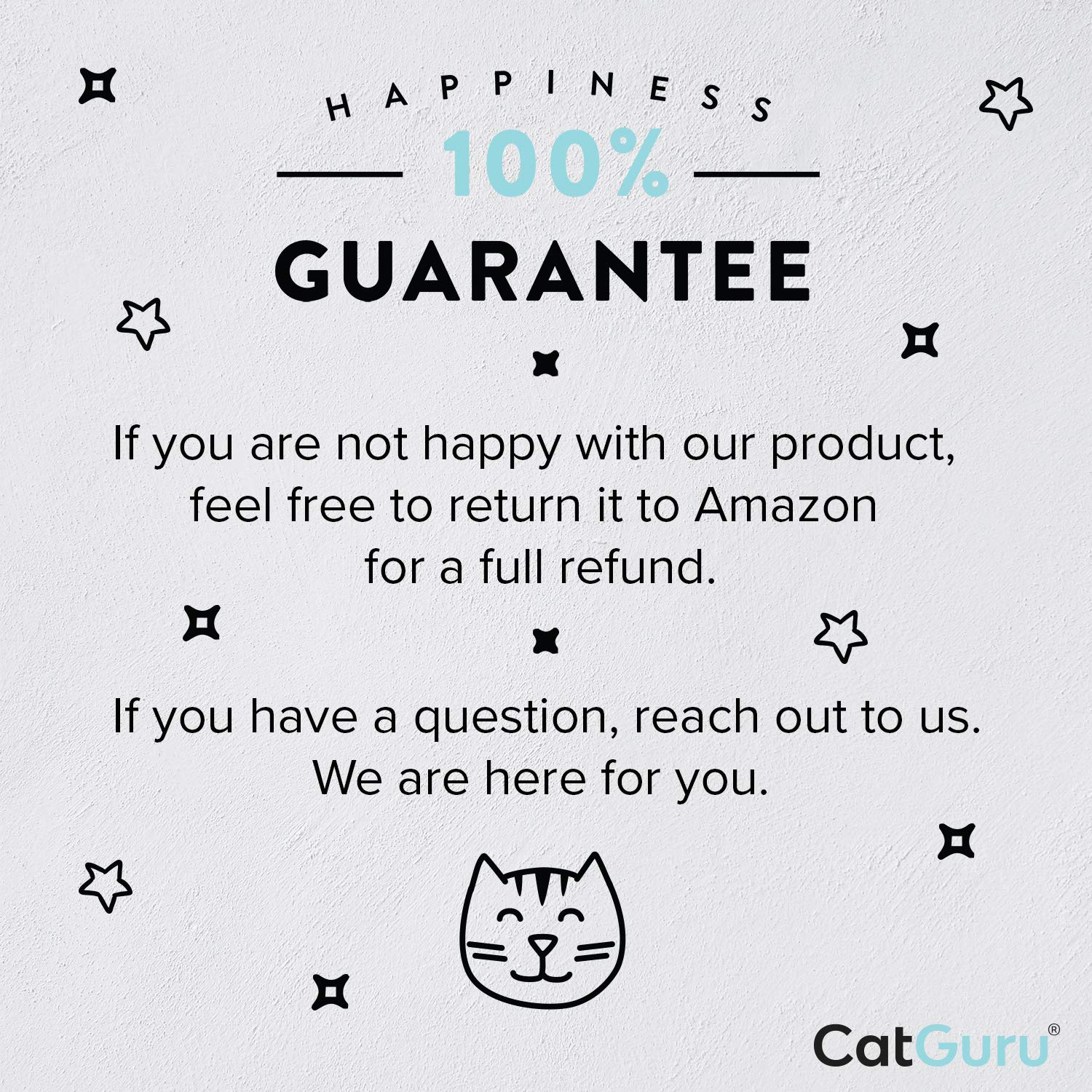 CatGuru size 7x6x3.5 inches fits standard feeding setups with two-cup capacity.