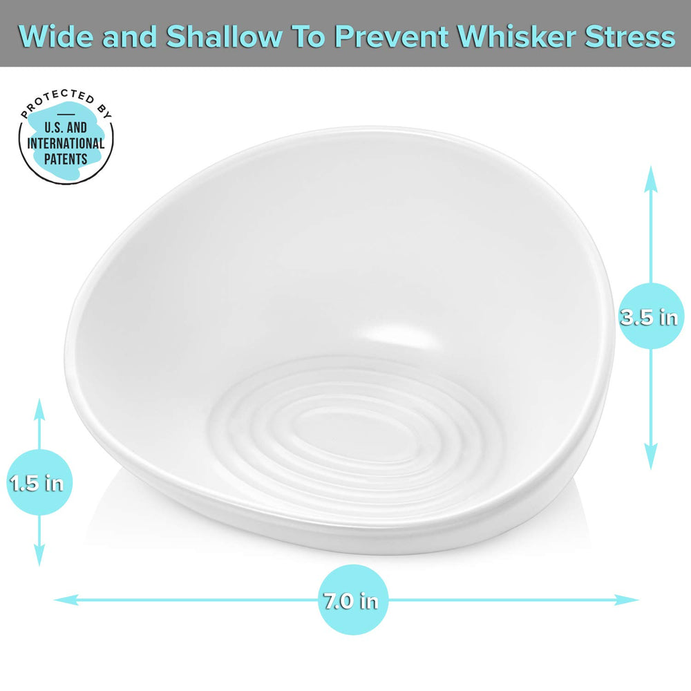 CatGuru whisker-relief mealtime highlights whisker-friendly design reducing whisker fatigue.