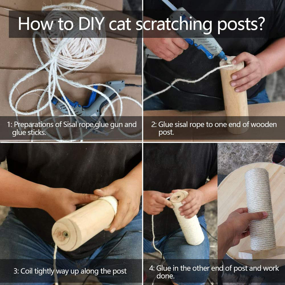 CAThrone sisal rope set includes sisal ball toy as a thoughtful gift for cats.
