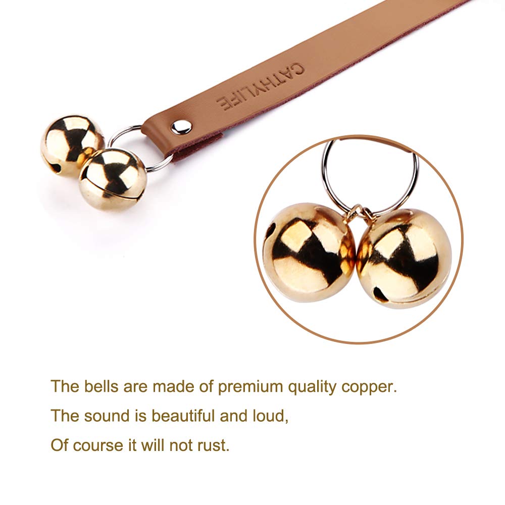 CATHYLIFE brass copper bell closeup shows crisp tone for quick signaling