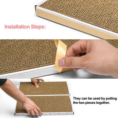 Catinarla catnip-included scratcher entices playful scratching sessions.