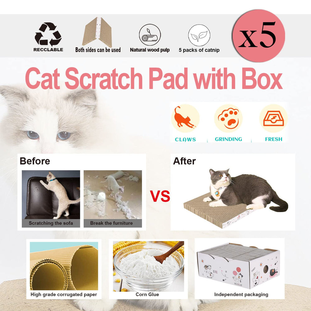 Catinarla high-density corrugated cardboard provides sturdy, satisfying scratch experiences.