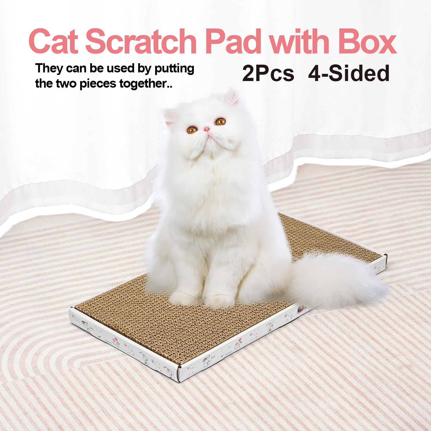 Catinarla lounge-bed-use scratcher doubles as a cozy resting spot.