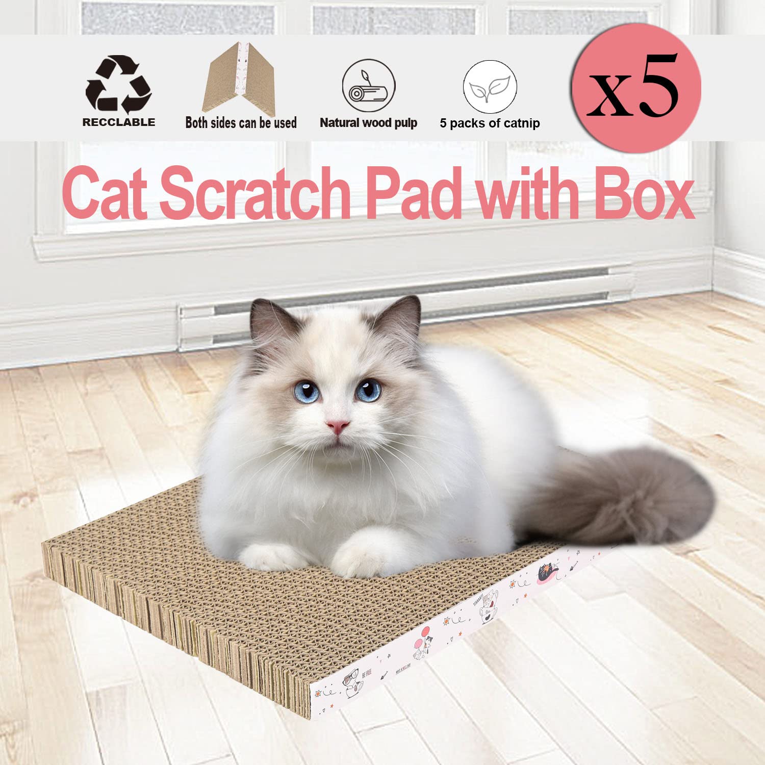 Catinarla furniture-protection benefits when cats prefer personal scratch box.