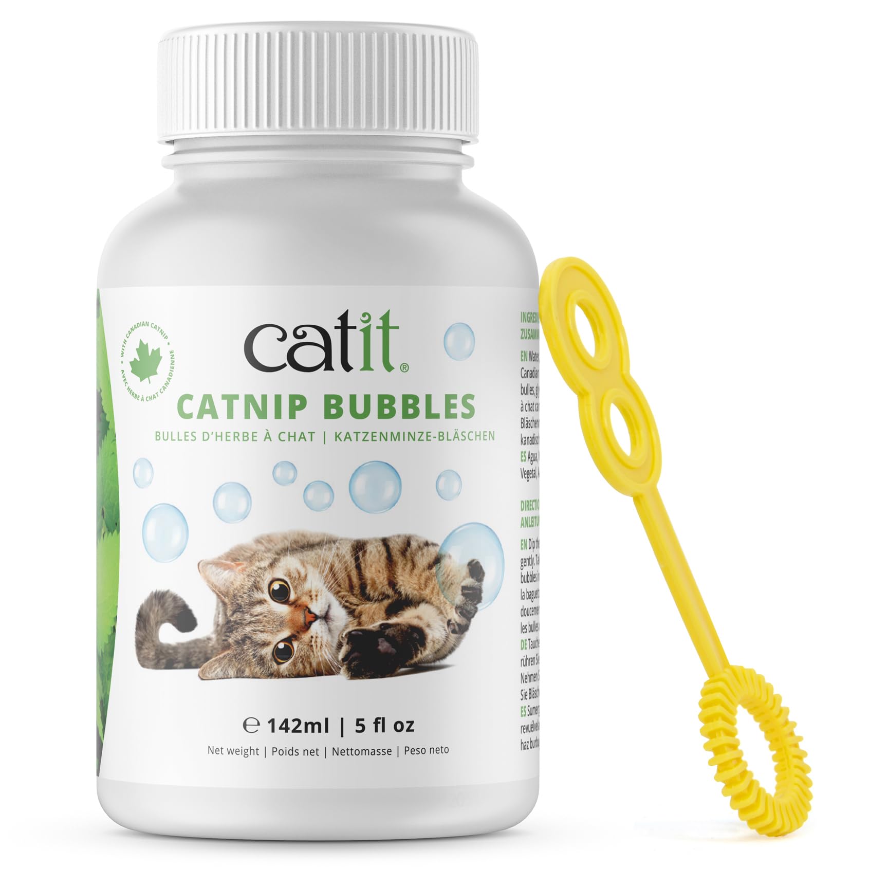 Catit Catnip Bubbles cat-play action with bubbles encouraging curiosity