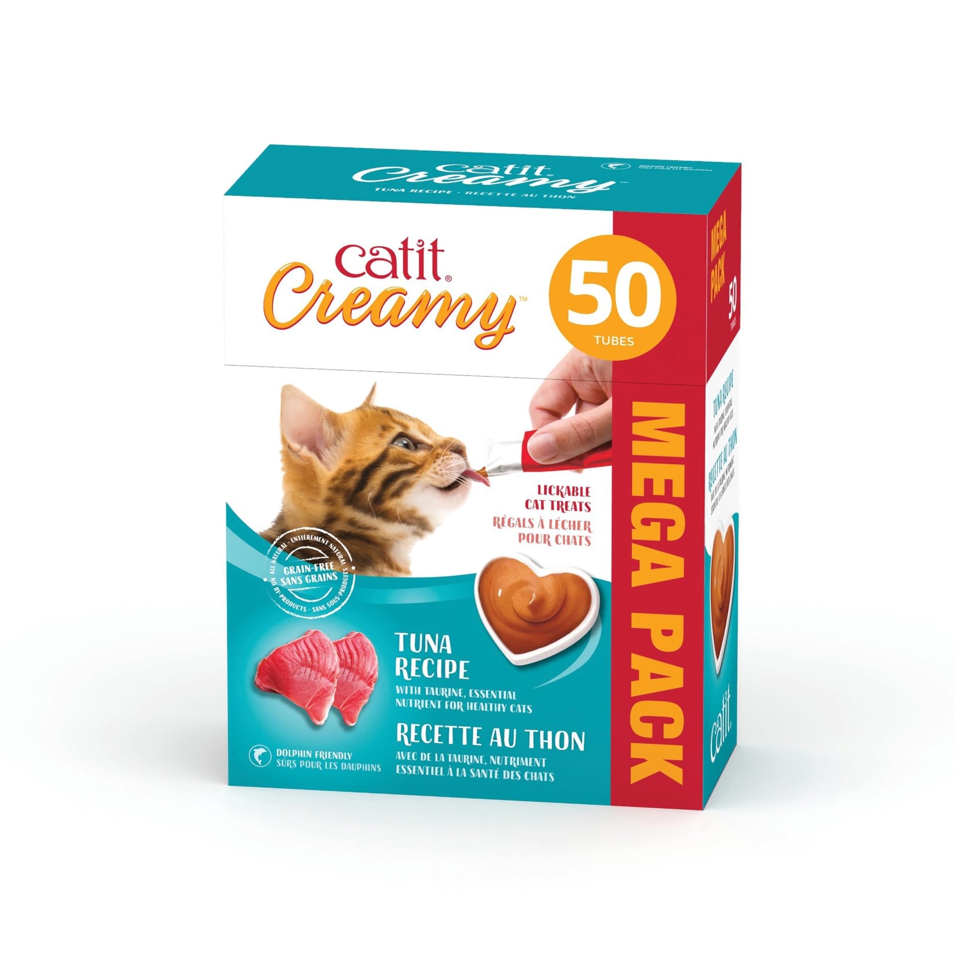 Catit Creamy storage cool place illustration hints at proper storage.