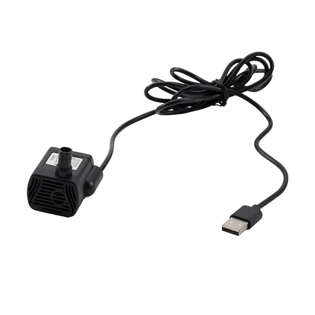 Catit Hagen replacement pump for flower fountain — front view with triple-action filter compatibility