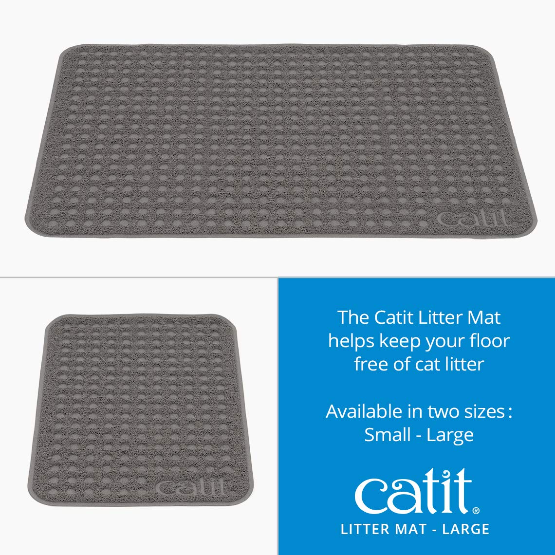 Catit Large Cat Litter Mat soft paw surface during use