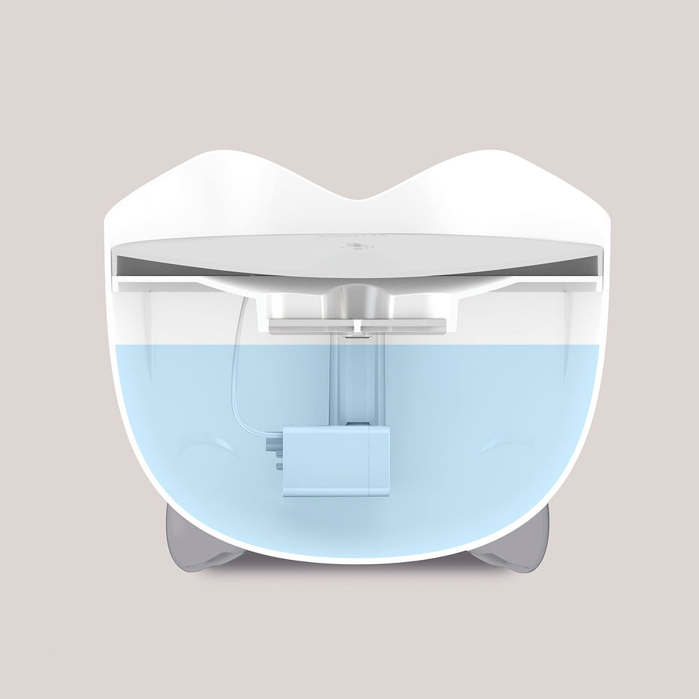 Catit PIXI drinking-options display three modes: calm flow, stream, and bubbling top.