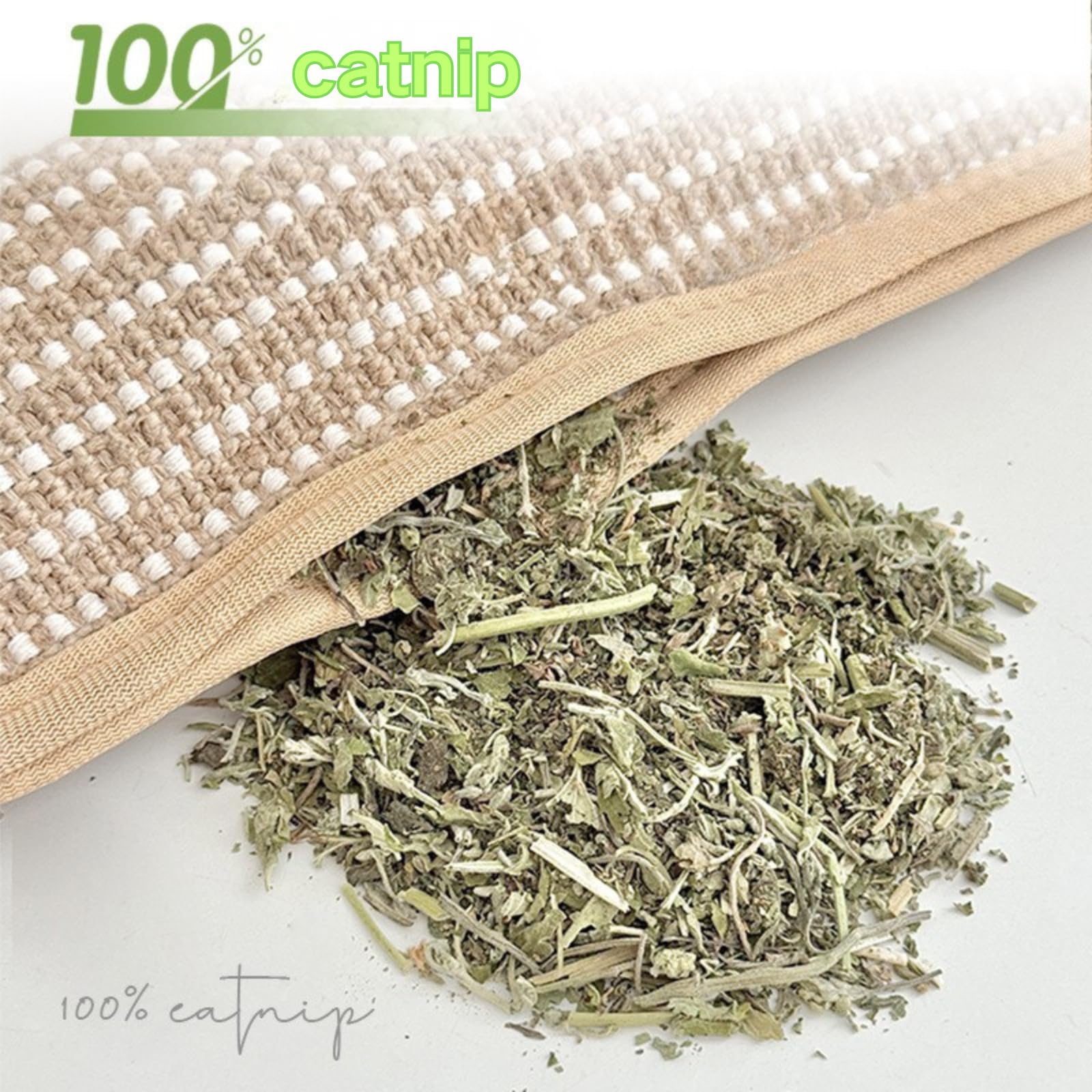 Catnip Toys bite-resistant toy close-up with built-in catnip pouch for longer engagement