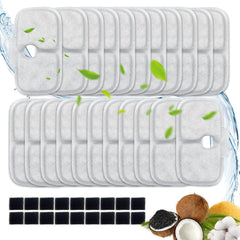 CATOL 40-pack PETLIBRO Dockstream filters for cleaner, fresher water.