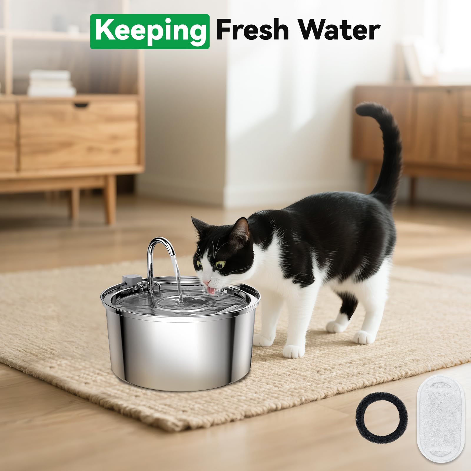 CATOL soak and rinse recommendation to minimize carbon dust before use.