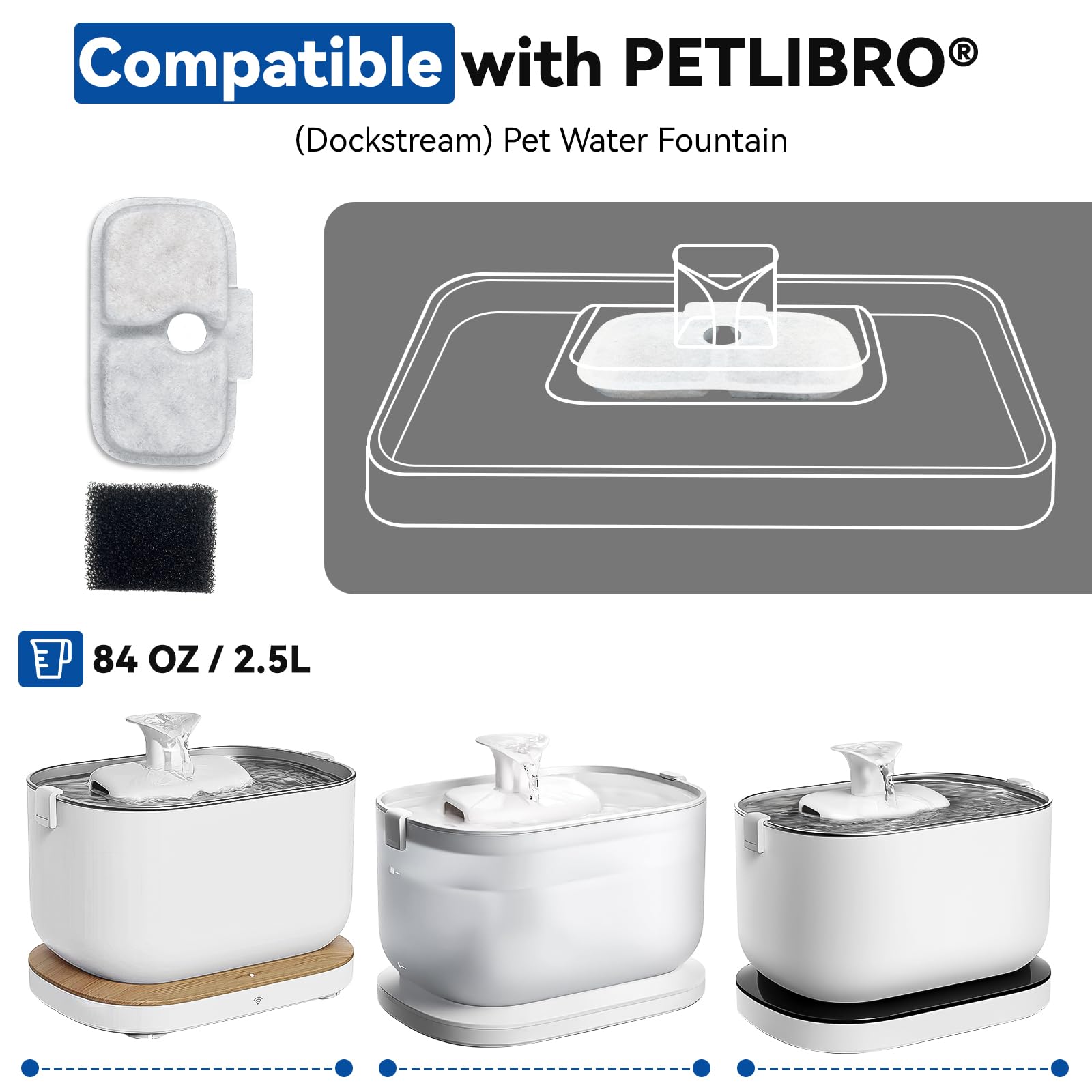 CATOL easy-install replacement makes quick fountain upkeep simple.