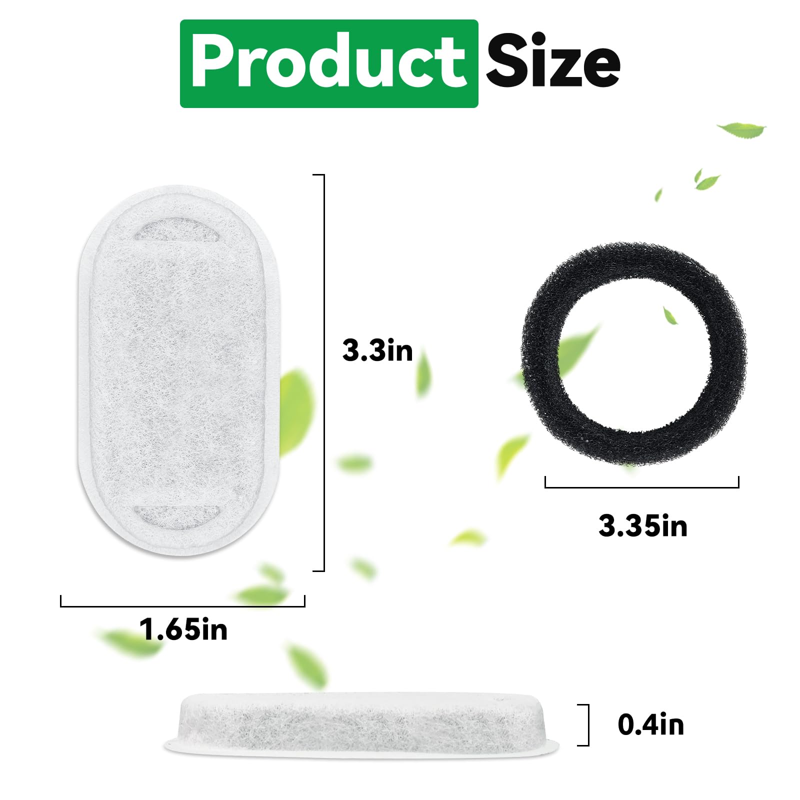 CATOL individually sealed packaging preserves hygiene and freshness of filters and sponges.