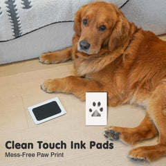 Catose inkless paw print kit cat print captured safely for clean keepsakes.